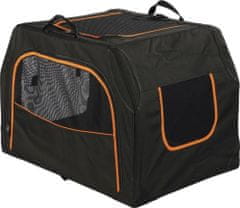 Trixie Transportní nylonový box extend s-m 68x47x48cm černo/oranž