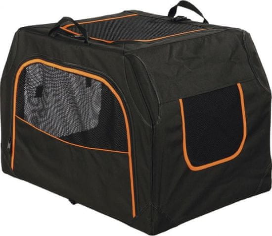 Trixie Transportní nylonový box extend s-m 68x47x48cm černo/oranž