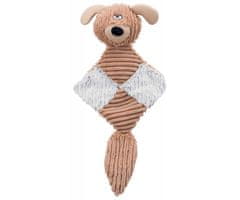 Trixie Plyšový pes s všitou šustící fólií 46 cm, bavlna, plyš