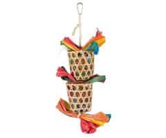 Trixie Závěsná hračka košíčky s hnízdícím materiálem pro ptáky