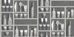 Cole & Son Tapeta COCKTAILS 23045, kolekce FORNASETTI SENZA TEMPO