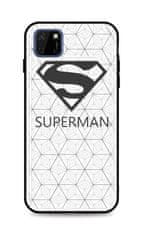 TopQ Kryt Huawei Y5p 3D silikon Bílý Superman 50289