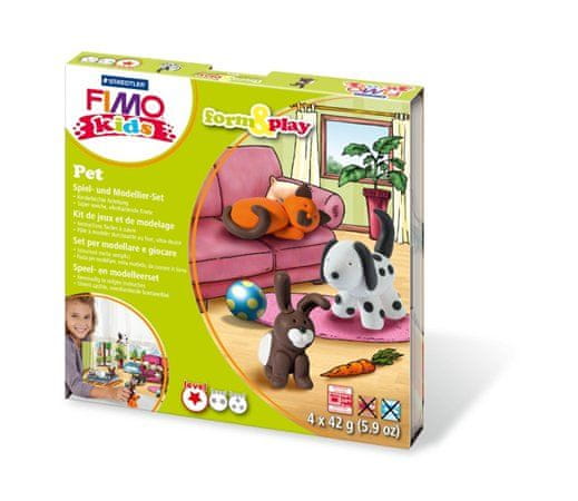 FIMO Sada FIMO 8034 kids form & play "Pet" Mazlíčci, 8034 02