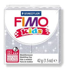 FIMO Modelovací hmota Fimo kids 42g stříbrná se třpytkami 