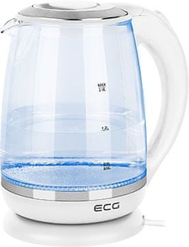 ECG rychlovarná konvice RK 2020 white Glass