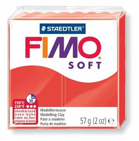 FIMO FIMO soft 8020 56 g červená, 8020-24