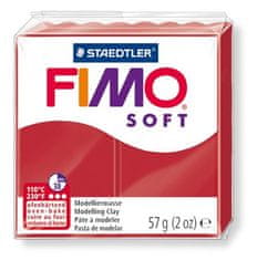 FIMO FIMO soft 8020 57g, vánoční červená
