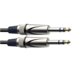 Stagg SAC1PS DL, kabel stereo JACK/stereo JACK, 1m