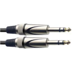 Stagg SAC3PS DL, kabel stereo JACK/stereo JACK, 3m