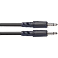 Stagg SAC1MPS, kabel stereo mini JACK/stereo mini JACK, 1m