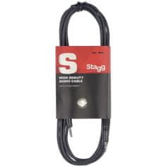 Stagg SAC1MPS, kabel stereo mini JACK/stereo mini JACK, 1m