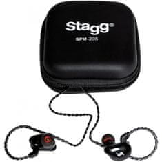 Stagg SPM-235 TR, in-ear sluchátka, transparentní