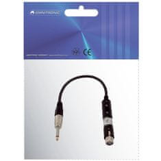 Omnitronic propojovací kabel XLR samice/Jack 6,3 mono, 30 cm