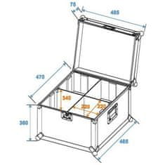 Eurolite Transportní case pro 4 x PAR-LED 56 spot, dlouhý