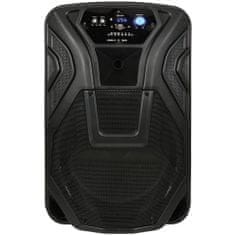 QTX BUSKER-15, mobilní 15" zvukový systém USB/SD/FM/BT/2x VHF, 100W