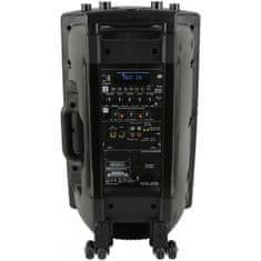 QTX QX12PA, mobilní 12" zvukový systém MP3/SD/USB/BT/FM/2x VHF, 200W