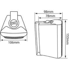 Adastra BC3V, 100V nástěnný 3" reprobox, 30W, bílý