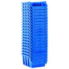 Vidaxl Stohovatelné skladovací zásobníky 20 ks modré plast