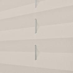 Greatstore Plisované žaluzie / rolety Plisse 70 x 125 cm - krémové