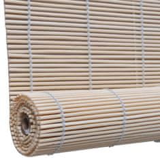 Vidaxl Přirozeněně zbarvená bambusová roleta 120 x 160 cm
