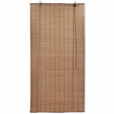 Greatstore Hnědá bambusová roleta 100 x 160 cm