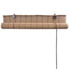 Greatstore Hnědá bambusová roleta 140 x 160 cm