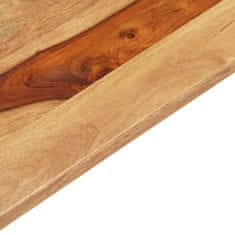 Greatstore Stolní deska masivní sheeshamové dřevo 15–16 mm 60 x 70 cm