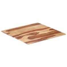 Greatstore Stolní deska masivní sheeshamové dřevo 15–16 mm 60 x 60 cm