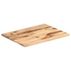Greatstore Stolní deska masivní sheeshamové dřevo 25–27 mm 70 x 80 cm