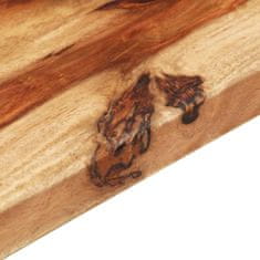 Greatstore Stolní deska masivní sheeshamové dřevo 25–27 mm 60 x 80 cm