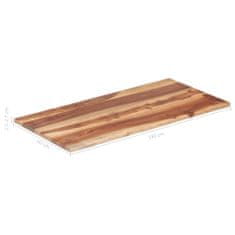 Greatstore Stolní deska masivní sheeshamové dřevo 25–27 mm 60 x 140 cm