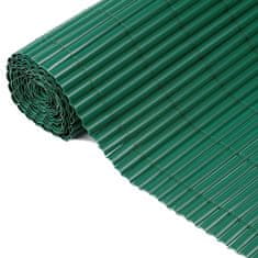 Vidaxl Příroda Jednostranná plotová rohož, PVC, 1 x 3 m, zelená