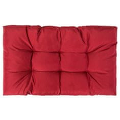 Greatstore Podušky na paletový nábytek 3 ks červené polyester
