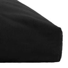 Vidaxl Zahradní poduška na sedák černá 120 x 80 x 10 cm textil
