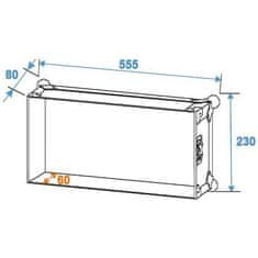 Roadinger Rack Profi 4HE, hloubka 45cm, 9mm