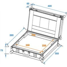 Roadinger Laptop Case LC-13, kufr pro 13" notebook