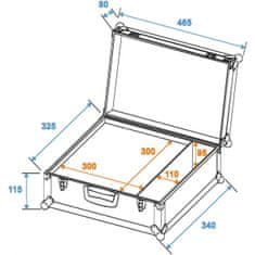 Omnitronic Univerzální case K-1 s molitanem