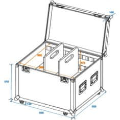 Roadinger Tourcase universal 60cm, s kolečky