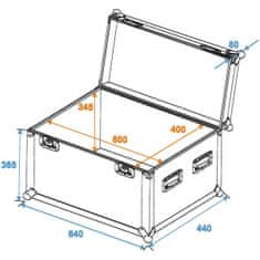 Roadinger Univerzální Case Profi 60x40x40cm