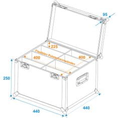 Roadinger Universal Transportní Case TDV-40