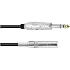 Omnitronic kabel stereo JACK samec/stereo JACK samice, 3m