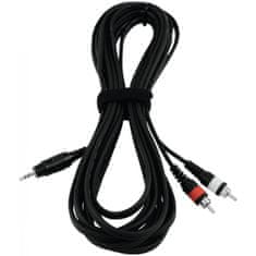 Omnitronic Kabel SKC-30 Jack 3,5 stereo - 2x RCA, 3 m