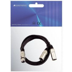 Omnitronic adaptérový kabel XLR(F)/2xXLR(M) 1,5m bk