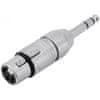 Adaptér XLR(F)/Jack(M) stereo NA3FP