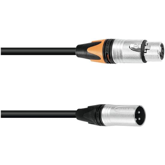 PSSO Adaptercable DMX XLR 3pin/5pin 0.3m bk