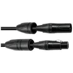 PSSO DMX cable IP 3pin 1,5m černý