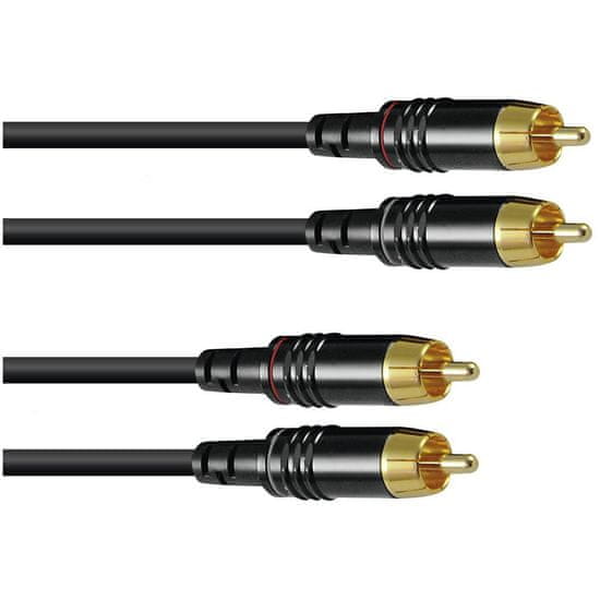 Sommer Cable Onyx 2x2 RCA cable 2x 0,25 mm, 0,5 m