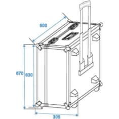 Eurolite Transportní case pro 2x TS-150/7/255