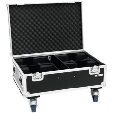 Roadinger Flightcase 4x THA-40 PC with wheels