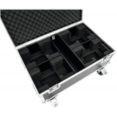 Roadinger Flightcase 4x THA-40 PC with wheels